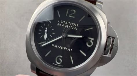 panerai 177 titanium review|Panerai Luminor Marina Titanio PAM 177 Panerai Watch Review.